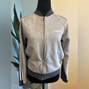 Adidas Heather Gray Track Jacket